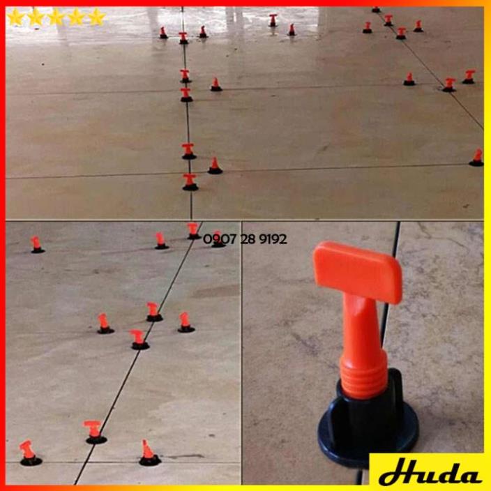 Ke cân bằng ốp lát gạch,Vít cân bằng gạch loại tái sử dụng ⭐Túi 50c tặng 100 ke nhựa lót gạch nền