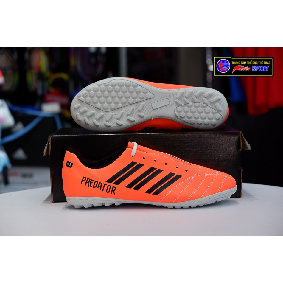 Giày đá bóng Predartor đế su - cam sọc cam(size39-43)