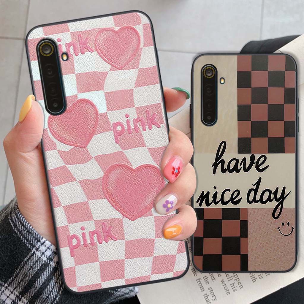 Ốp Realme 6 / 6 Pro caro trái tim cá tính, thời trang siêu đẹp, siêu phong cách