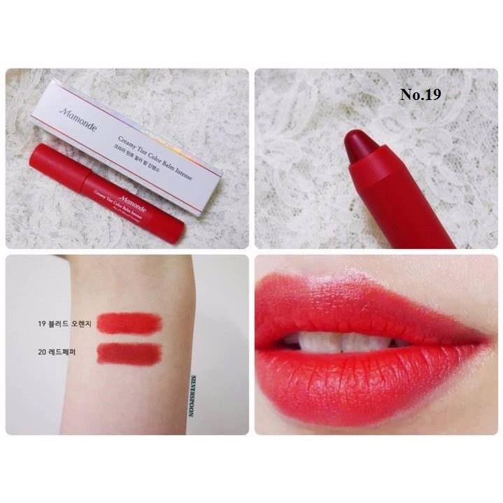 Son bút chì siêu lì Mamonde Creamy Tint Color Balm Intense