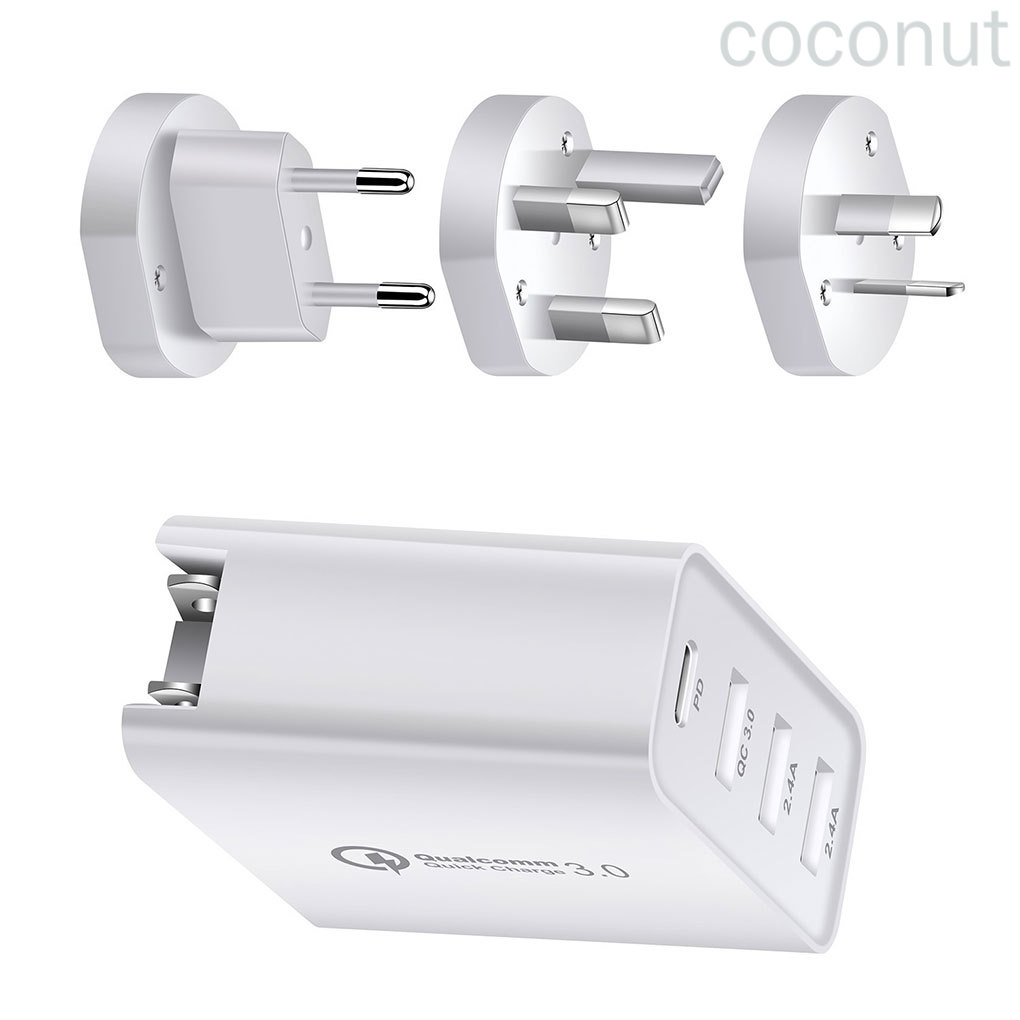 Củ Sạc Nhanh 4 Cổng Usb Loại C Pd 48w