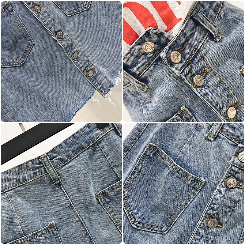 [Có Sẵn] Chân Váy Bò Chữ A Bigsize, Chân Váy Jean Ngắn Cạp Cao Có Size Lớn | BigBuy360 - bigbuy360.vn