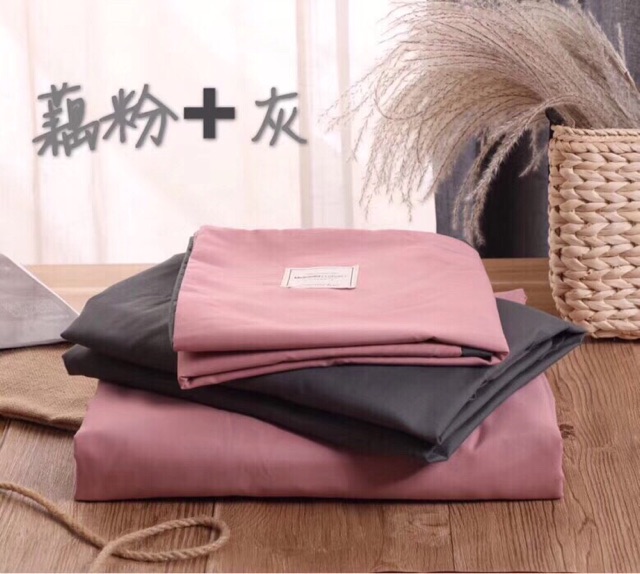 Chăn ga gối Cotton Đũi miễn phí bo chun(FreeShip)