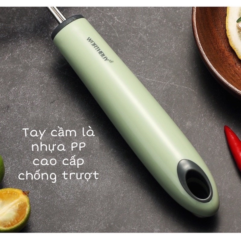 Rây inox lọc cháo siêu mịn cho bé ăn dặm và nhà bếp 8cm