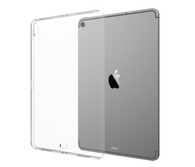 Ốp lưng Ipad mini 5, Ipad pro 11/ 12,9 inch new 2018/2020- Silicon Trong suốt, chống sốc, chống vỡ.