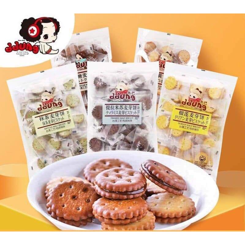 Bánh Quy Đường Đen DDung Siêu Ngon / Bánh Quy Trứng Muối