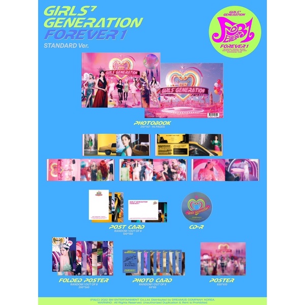 💖*CÓ-SẴN kèm POSTER* ẢNH SNSD FOREVER 1 GIRLS GENERATION