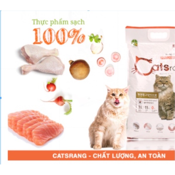 Thức ăn cho mèo Catsrang 5kg hàng nhập khẩu từ hàn quốc