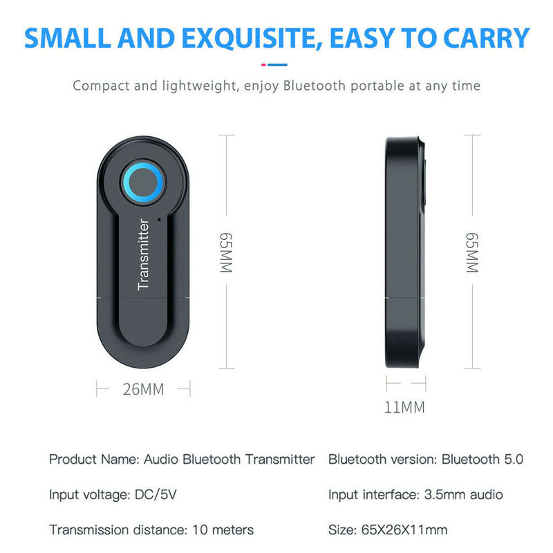 Bộ Chuyển Đổi Âm Thanh Bluetooth 5.0 3.5 mm Cho Pc, Tv Và Tai Nghe