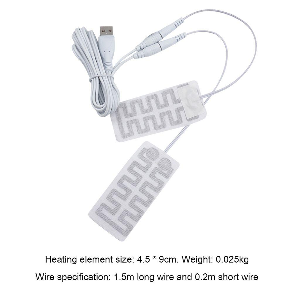 Đệm Sưởi Ấm USB 3.7v-5v Bằng Vải Sợi Carbon Mềm Mại Tiện Dụng