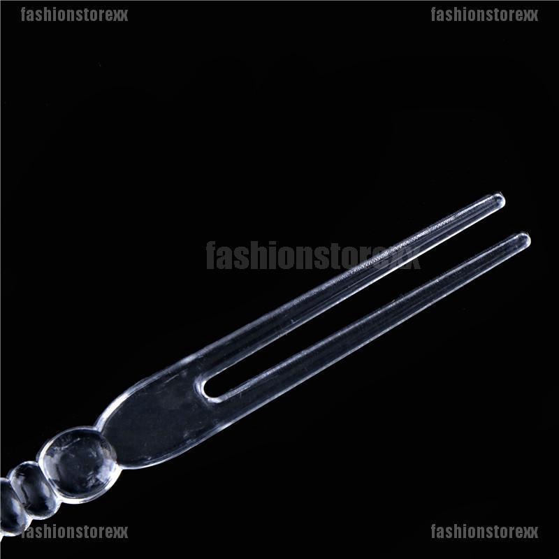 Set 50 Nĩa Ăn Trái Cây / Tráng Miệng Mini Trong Suốt Dùng Một Lần