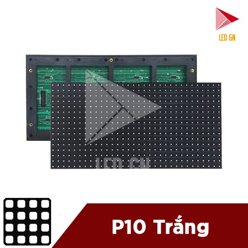 Module LED P10 Trắng 320x160mm - Hàng Ngoài Trời - Chính Hãng LLR