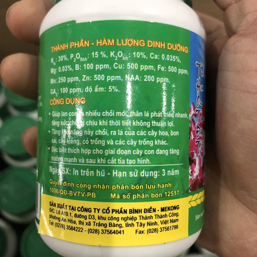 Lọ 100g Phân bón chính hãng đầu trâu MK 501 NẢY CHỒI RA LÁ