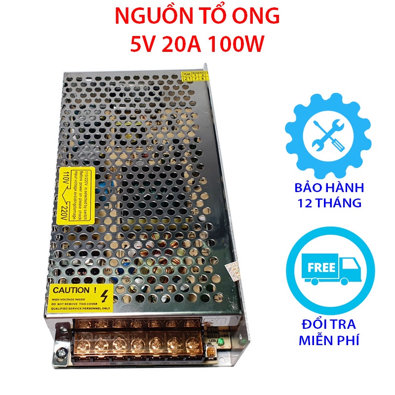 NGUỒN TỔ ONG 5V 60A -&gt; 5V 10A DÙNG CHO ĐÈN LED, CAMERA GIÁM SÁT,... BẢO HÀNH 12 THÁNG