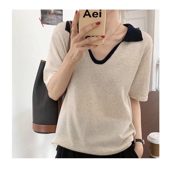 áo polo montoghi viền cổ
