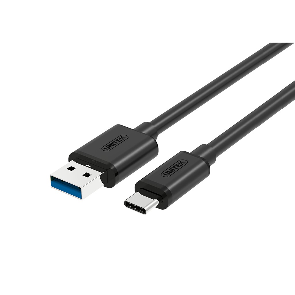 Cáp sạc và truyền dữ liệu USB 3.0 sang Type C Unitek YC 474BK 1m