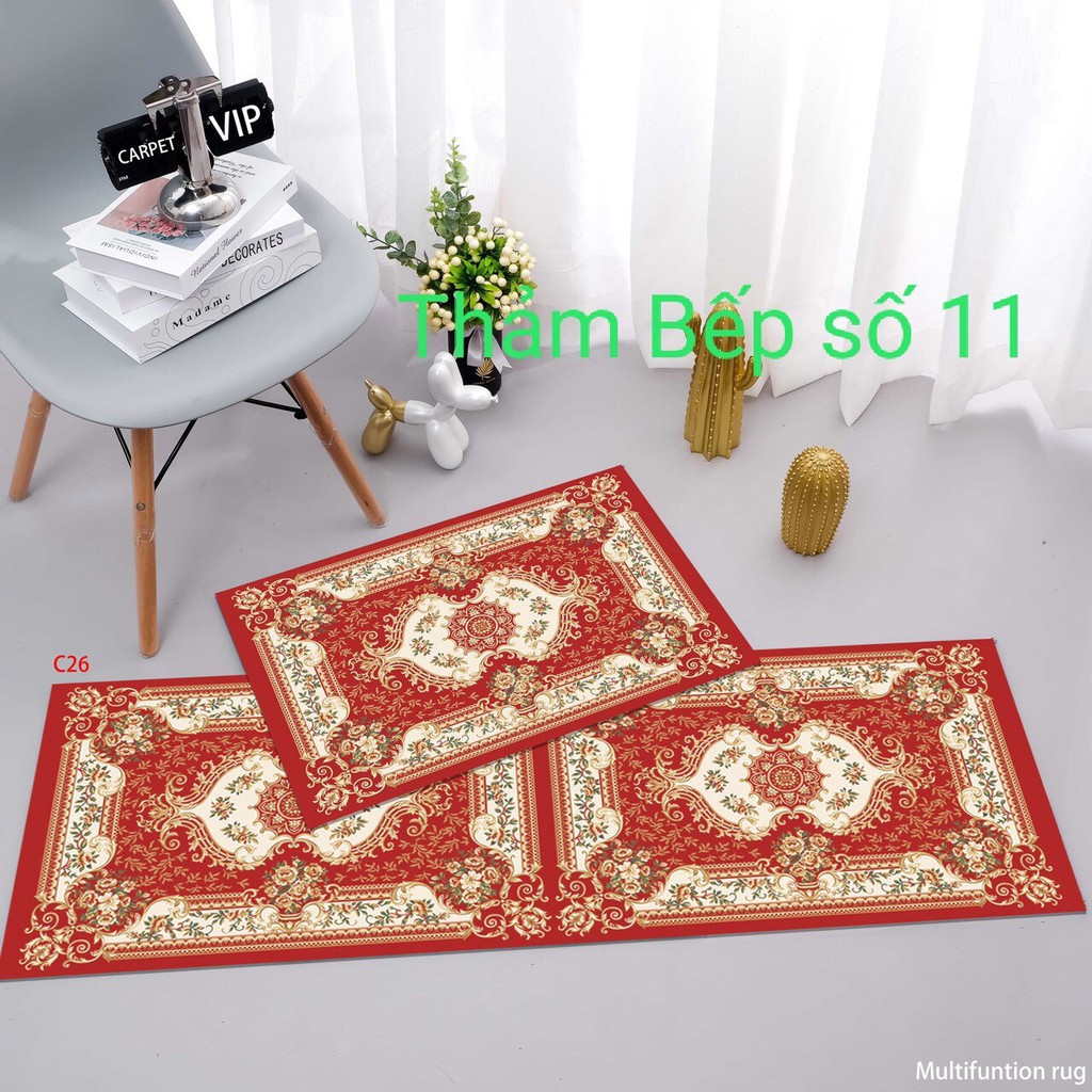 [Chọn Mẫu] Bộ Thảm Bếp 3D Siêu Đẹp Chống Trơn Trượt 120x40cm + 60x40cm | BigBuy360 - bigbuy360.vn