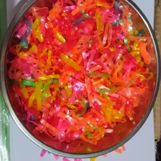Chun nịt buộc tóc túi 100 gram, chun săm