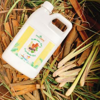 Nước lau sàn enzym bồ hòn và quế