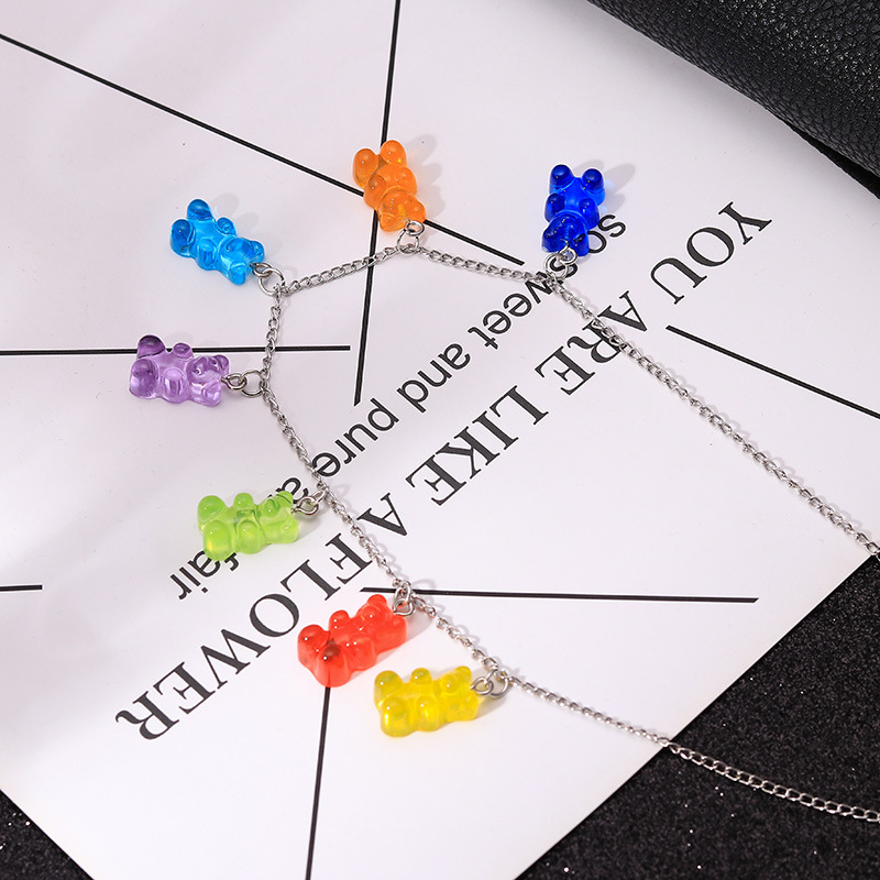 Dây Chuyền Mặt Gấu Dễ Thương Cho Nữ