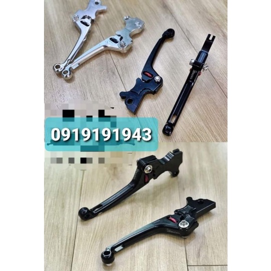 Tay phanh nhôm CNC Vespa xịn sò êm tay bóp nhẹ