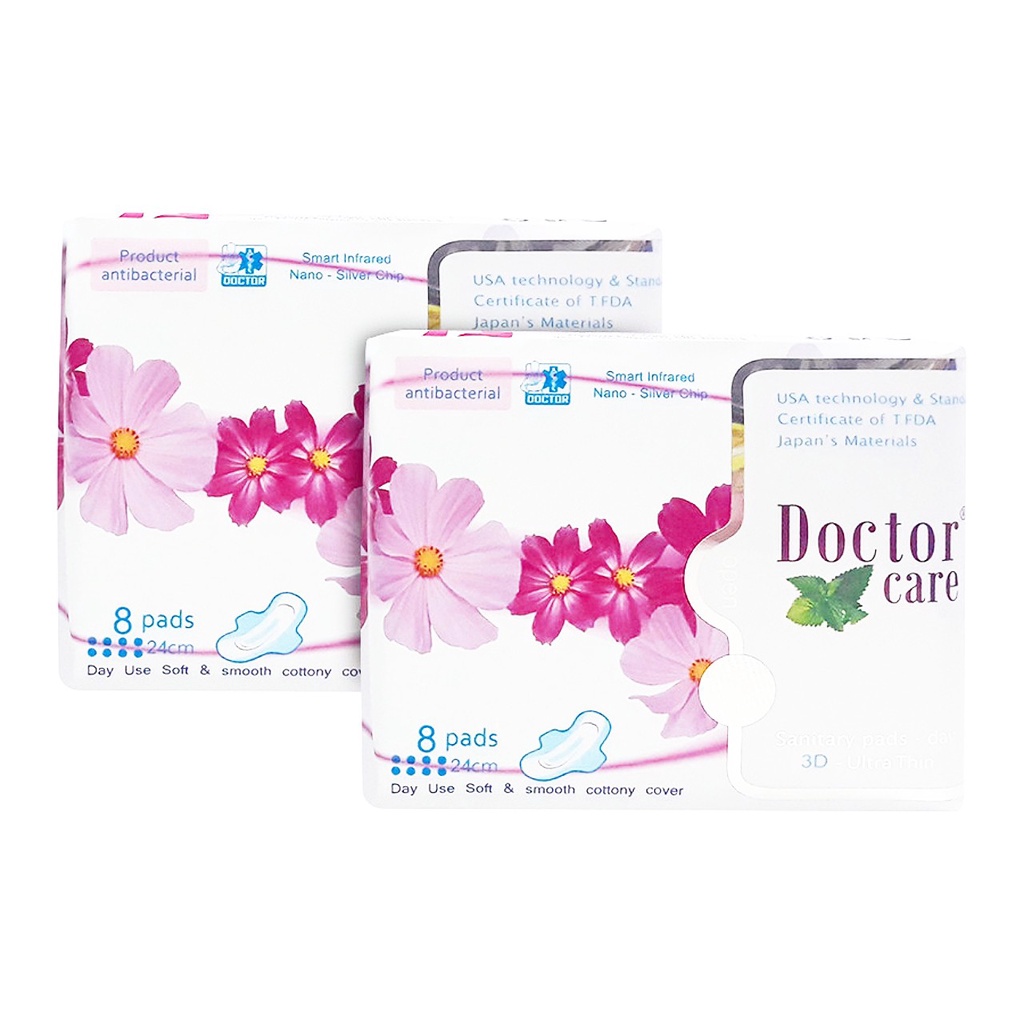 Băng vệ sinh thảo dược Doctor care. Siêu mỏng, siêu thấm, siêu chống tràn (Hàng chính hãng)- Khánh Chi pharma