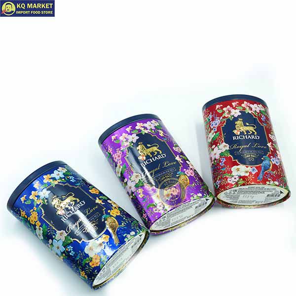 TRÀ ĐEN RICHARD ROYAL LOVE NGA HỘP THIẾC 80Gr