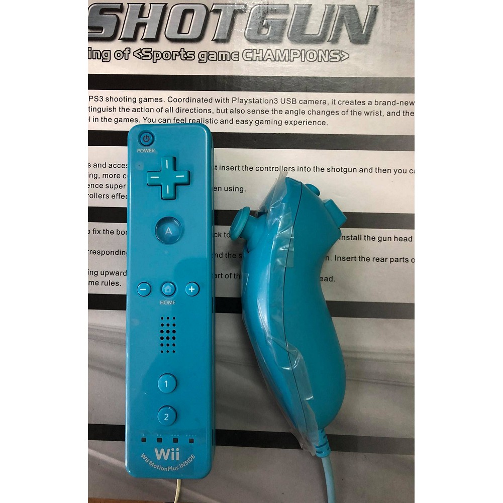 Bộ tay cầm Wii Motion Plus Controller và Nunchuk