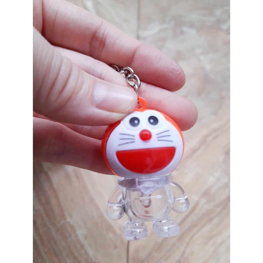 Móc khóa Doremon có đèn Led sáng