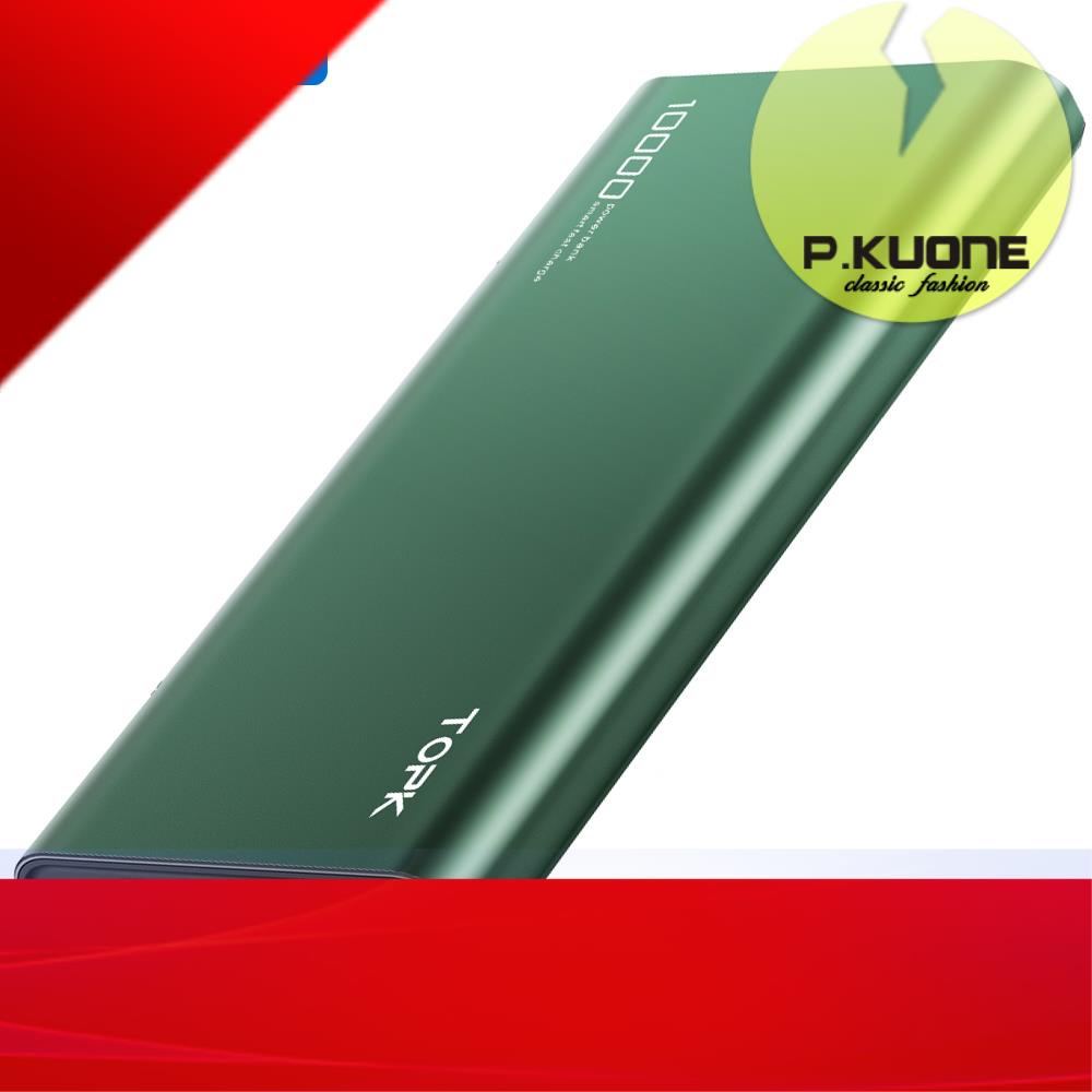 Sạc Dự Phòng TOPK I1006 10000mAh 2 Cổng Dung Lượng Có Màn Hình Điện Tử Cho iPhone Huawei Samsung Xiaomi Opp