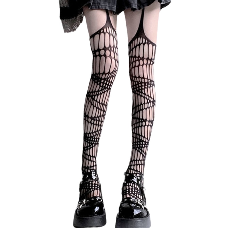 Quần tất lưới ren kiểu dáng sọc dọc thời trang cho nữ hàng Quảng Châu cao cấp