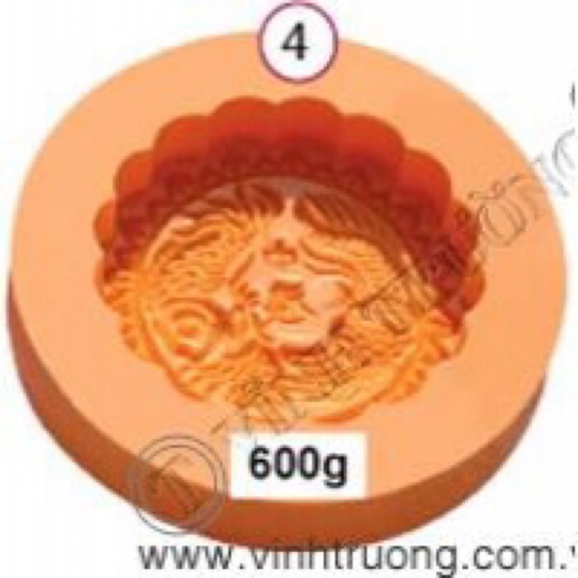 khuôn bánh Trung thu gõ 600g nhựa cao cấp Vĩnh Trường