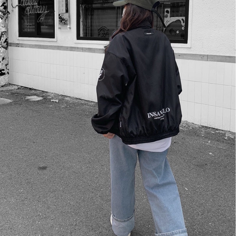 Áo Khoác Dù INSANE l WindBreaker B/W Jacket