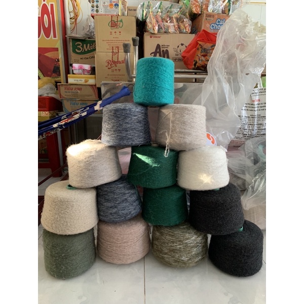 MOHAIR len thu đông sợi nhẹ mềm mướt ( màu 28-31)
