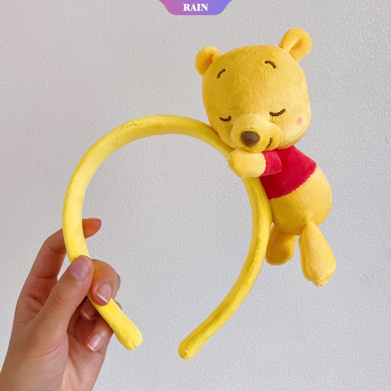 DISNEY Băng Đô Bằng Vải Bông Họa Tiết Stitch / Heo / Mickey Minnie Dễ Thương Thoải Mái Thời Trang Cho Nữ