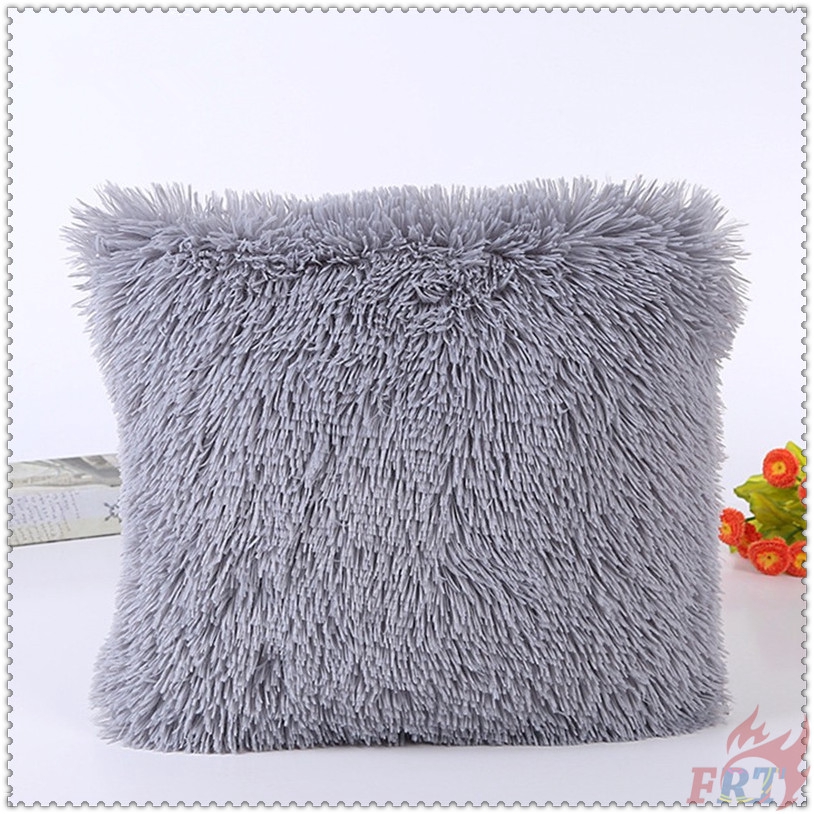 ▶ Plush Cushion Cover ◀ 1Pc Pillow Cover Cushion Case Sofa Bed Decorative Pillow Case Home Decor