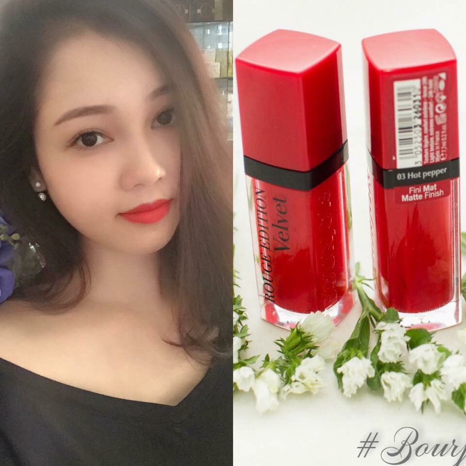 ( chính Hãng) Son Kem Lì BOURJOIS Rouge Edition Velvet Lipstick 7.7ml