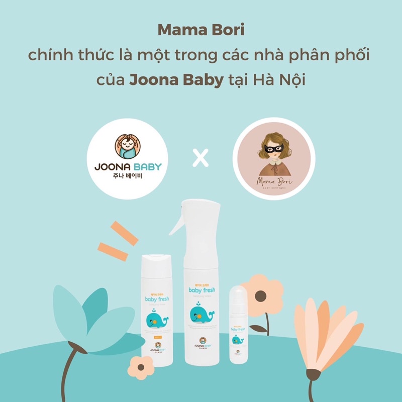 Chai Xịt Diệt Khuẩn & Khử Mùi JOONA Baby Fresh