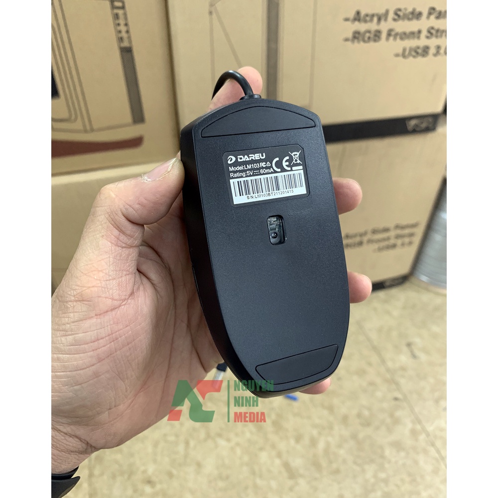 Bộ Phím Chuột Có Dây Dareu LK185 + LM103 - Hàng Chính Hãng