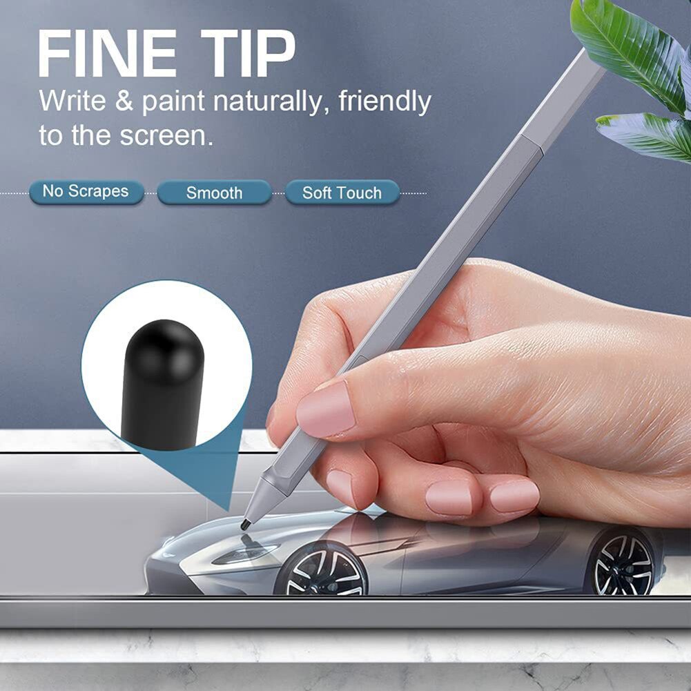 3 cái Đầu bút ban đầu Bộ bút cảm ứng Ngòi HB 2H H cho Microsoft Surface Pro 7/6/5/4 / Book / Studio / Go