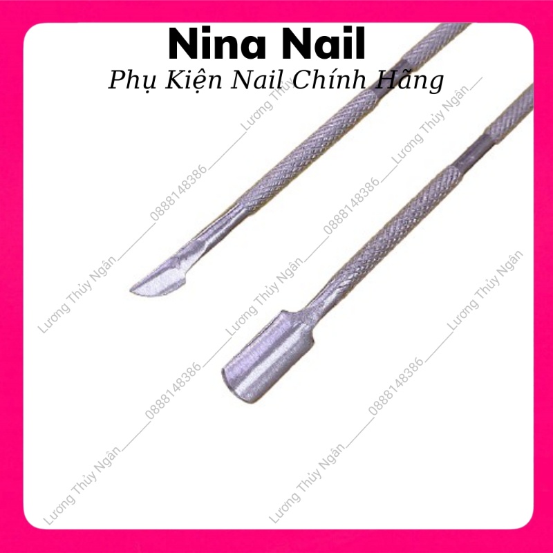 Cây Đẩy Da Chết Móng Tay 100% Thép Không Gỉ Siêu Bền