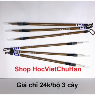 Bộ 3 bút lông viết thư pháp (size nhỏ)