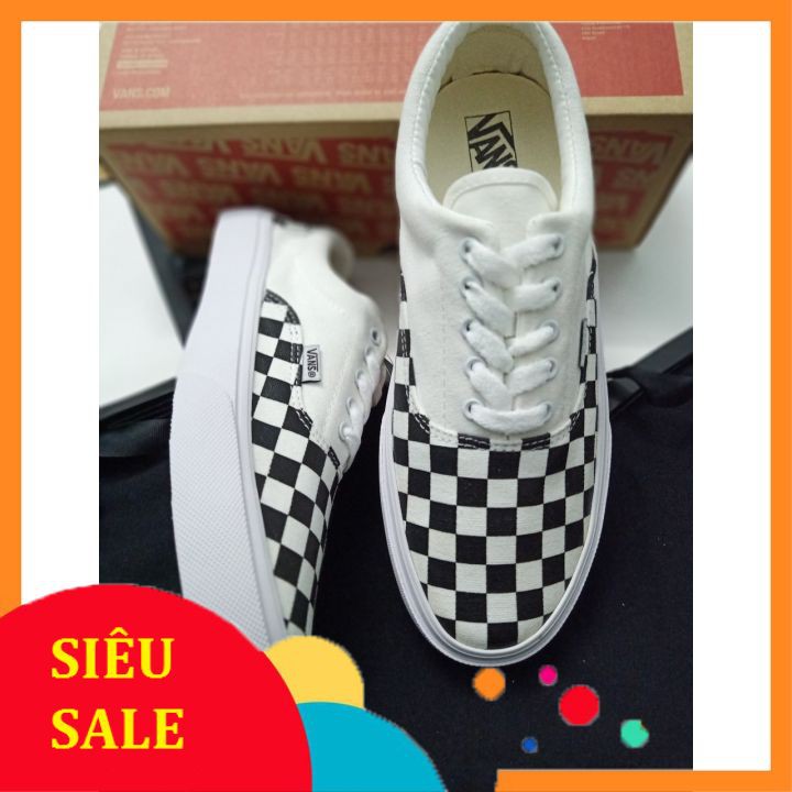 Giầy thể thao vans caro buộc dây | BigBuy360 - bigbuy360.vn
