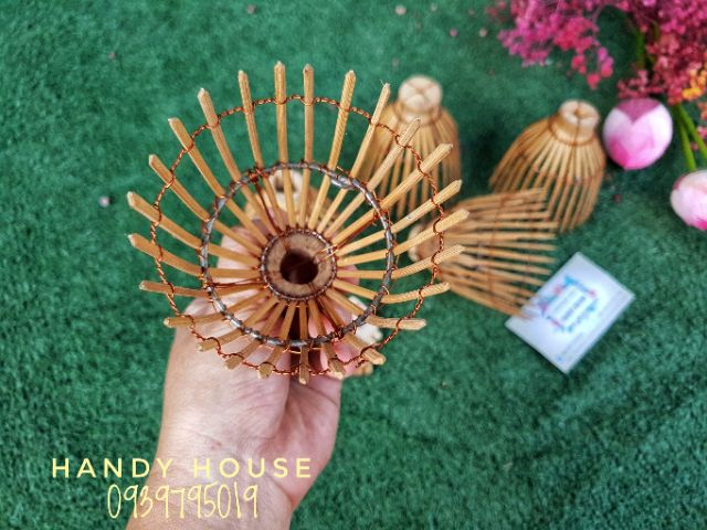 Nơm bắt cá mini bằng tre siêu dễ thương