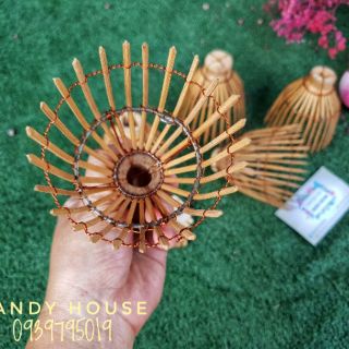 Nơm bắt cá mini bằng tre siêu dễ thương
