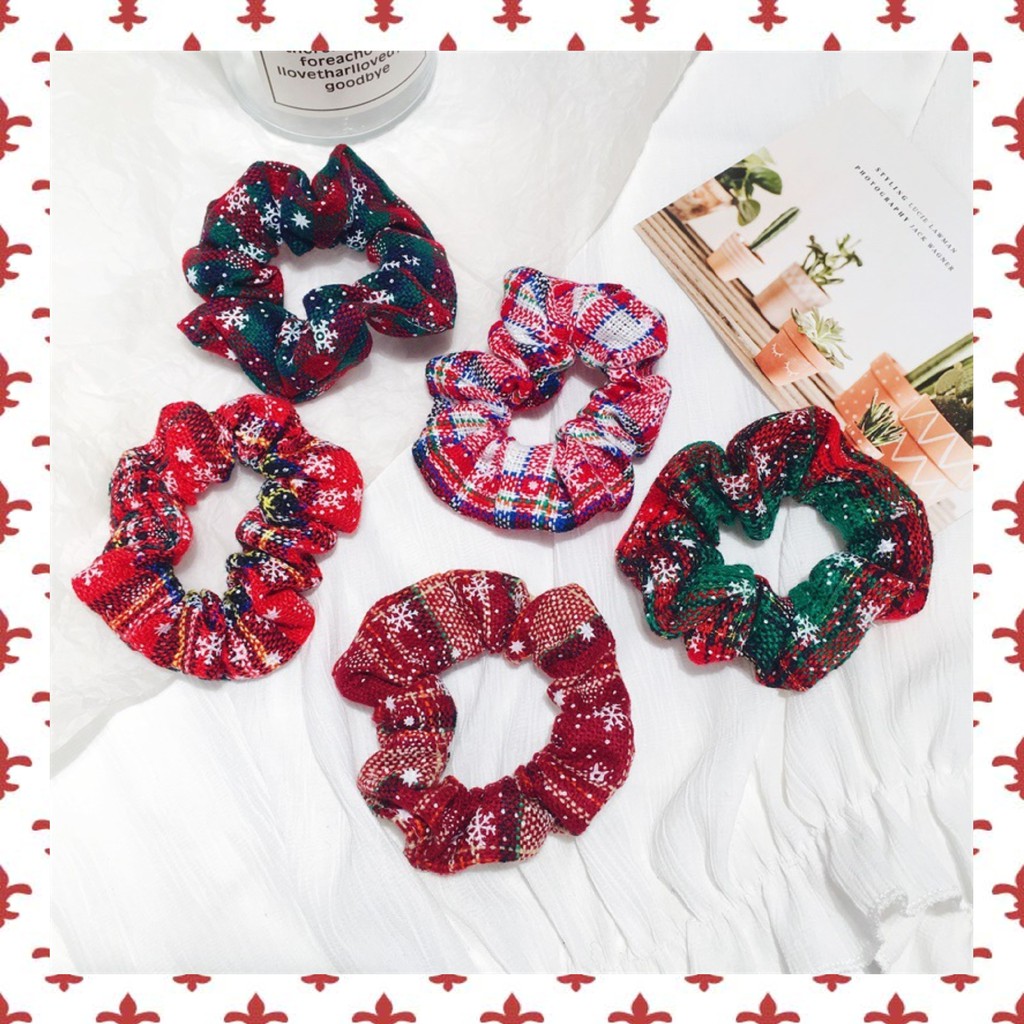 Pretty Female Christmas Theme Hair Lanyard