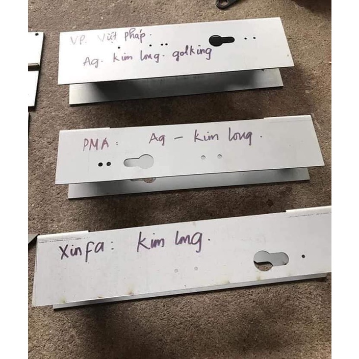 Dưỡng Khóa Cửa Nhôm Hệ Xingfa, Pma, Hệ 55 Vát Cạnh