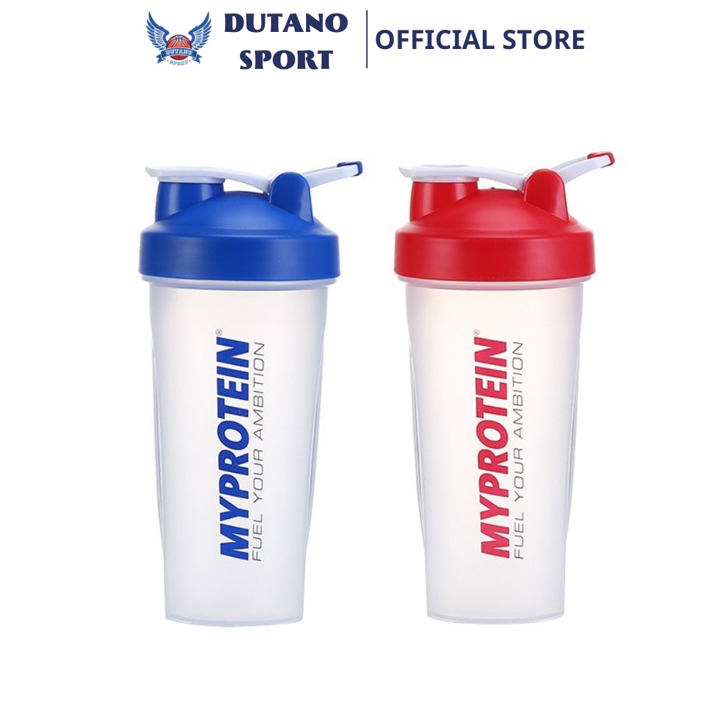 Bình Đựng Nước Tập Gym, Thể Thao MYPROTEIN DUTANO Có Con Lắc Inox, Quai Xách, Dung Tích 750ML