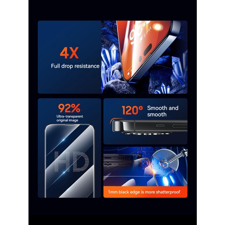 Kính Cường Lực Benks VPRO + Bảo Vệ Màn Hình Điện Thoại IPhone 13 14 Plus Mini Pro Max