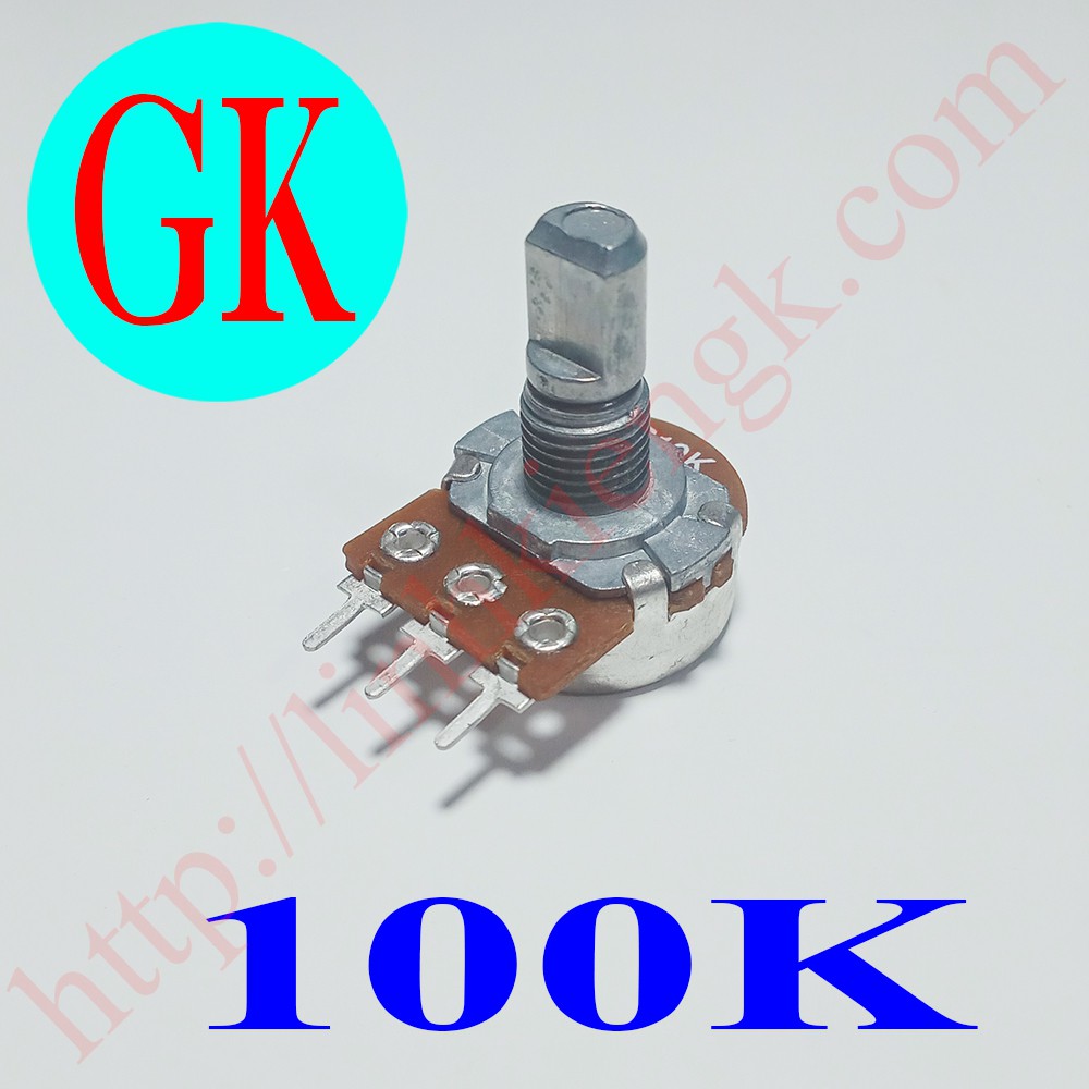 Chiết áp 100K đơn vát [K-07-16]